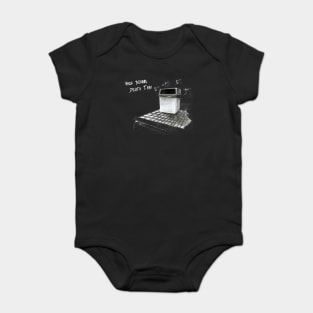 High School Death Trap (White Lettering) Baby Bodysuit